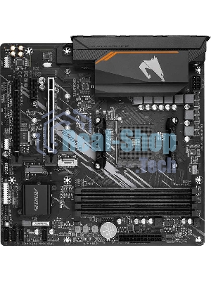 Материнская плата Gigabyte B550M AORUS ELITE, AM4, AMD B550, 4xDDR4, 4xSATA, 2xM.2, 1xPCI-E 4.0 x16, 1xPCI-E 3.0 x4, 1xPCI-E x1, 1xHDMI, 1xDVI-D, 1x 1Gb LAN, 4xUSB-A 2.0, 4xUSB-A 3.2 Gen 1, 3x3.5 мм, 7.1, Micro-ATX