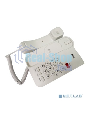 Телефон проводной Ritmix RT-311 белый