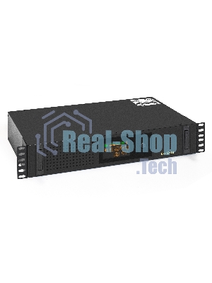 Источник бесперебойного питания ExeGate ServerRM UNL-1000.LCD.AVR.2SH.3C13.USB.2U 1000VA/650W, Color LCD, AVR, 2*Schuko+3*C13, USB, 2U, установка в стойку, черный