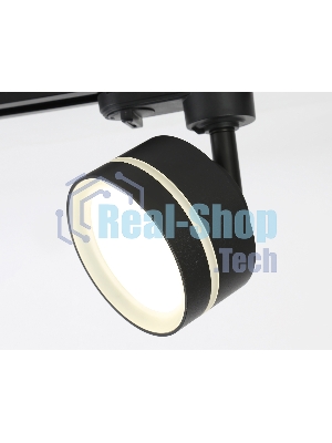 Трековый светильник Ambrella light GL5385 BK/FR черный/белый матовый GX53 max 12W