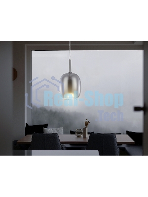 Подвесной светильник Ambrella light LH11123 BK/WH/SM черный/белый/дымчатый E27 max 60W D175*310