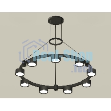 Светильник Ambrella light XR92051800/9 SBK/PBK черный песок/черный полированный GX53 (A9205, C9242, N8113)