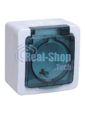 Розетка IEK ERMP12-K03-16-54-EC РСб20-3-ГПБд роз 1м с з/к о/у IP54 (цвет крышки:дымчатый) ГЕРМЕС PLUS