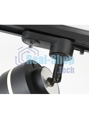 Трековый светильник Ambrella light GL5385 BK/FR черный/белый матовый GX53 max 12W