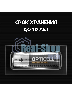 Элемент питания алкалиновый AA/LR6 (блист. 6шт) Professional Opticell 5052003