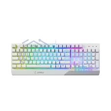 Клавиатура MSI Vigor GK30 проводная, USB Type-A, белый