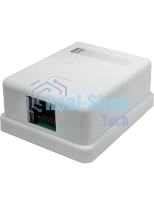 Розетка компьютерная Suprlan 10-0307-1, наклад. RJ45 1 кат.5E UTP