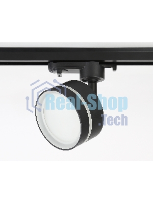 Трековый светильник Ambrella light GL5385 BK/FR черный/белый матовый GX53 max 12W