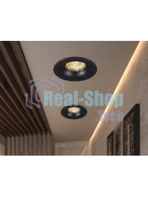 Светильник встраиваемый Ambrella light TN102724 BK черный GU5.3 92*92*23