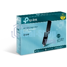 Адаптер TP-Link Wi-Fi AC1300 High Gain Wi-Fi USB Adapter, USB 3.0, External antenna