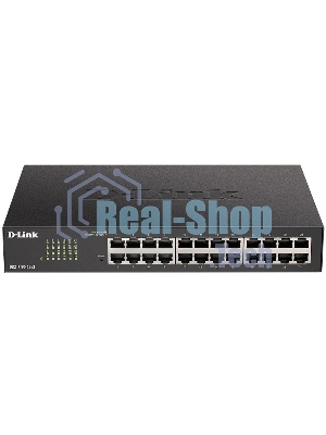 Коммутатор настраиваемый компактный D-Link DGS-1100-24V2/A1A EasySmart с 24 портами 10/100/1000Base-T