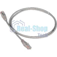 Патч-корд LANMASTER TWT UTP cat.5e, с заливными колпачками, 20.0 м, серый