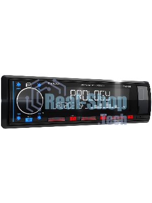 Автомагнитола Prology CMD-330, 1 DIN, Bluetooth, USB Type-A, AUX, пульт ДУ