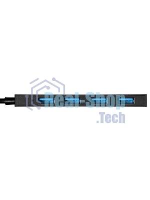 USB-концентратор 4-в-1 ExeGate DUB-4CP/3 (кабель-адаптер USB Type C --> 4xUSB3.0, Plug&Play, черный)