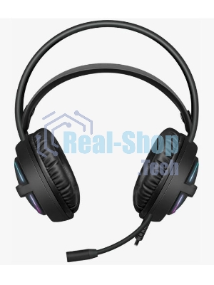 Гарнитура Defender Dexter RG чёрный, проводная, USB / 2 x mini jack 3.5 мм, подсветка