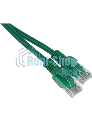 Патч-корд UTP Cablexpert cat.5e, 0.5м, литой, многожильный, зеленый