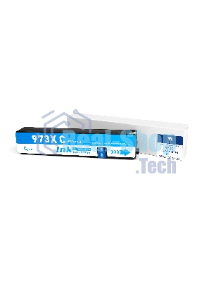 Картридж струйный NVPrint 973X (NV-F6T81AE) голубой для HP PageWide 352dw/377dw/Pro 452d/477/552/577/Managed P55250dw/P57750dw (7000 стр) совместимый
