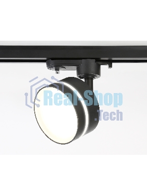 Трековый светильник Ambrella light GL5385 BK/FR черный/белый матовый GX53 max 12W