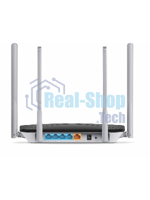 Беспроводный маршрутизатор Mercusys AC12, Dual Band, (867Мбит/с на 5 ГГц + 300Мбит/с на 2,4 ГГц)4 порта 100 Мбит/с, 4 фиксированных антенны