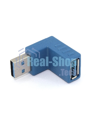 Угловой удлинитель USB Type A с поворотом вниз