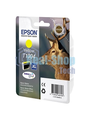 Картридж струйный Epson C13T13044012 желтый для Epson SX525WD/SX535WD/B42WD/BX320FW/BX625FWD/BX635FWD/WF-7015/7515/7525 (10.1мл)