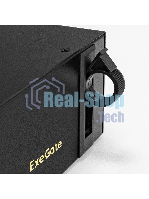 Источник бесперебойного питания ExeGate ServerRM UNL-1000.LCD.AVR.2SH.3C13.USB.2U 1000VA/650W, Color LCD, AVR, 2*Schuko+3*C13, USB, 2U, установка в стойку, черный
