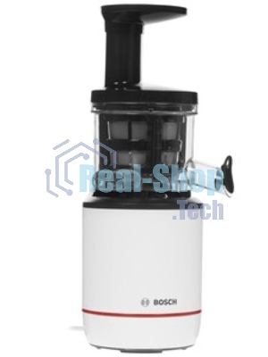 Соковыжималка Bosch MESM500W черный, шнековая вертикальная, 150 Вт, 1000 мл, электронное, реверс