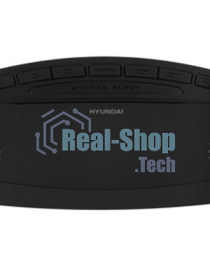 Радиобудильник Hyundai H-RCL238 черный LCD подсв:зеленая часы:цифровые FM