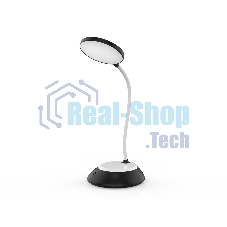 Светодиодная настольная лампа Ambrella light DE601 BK/WH черный/белый LED 2800-6500K 5W