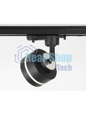 Трековый светильник Ambrella light GL5385 BK/FR черный/белый матовый GX53 max 12W