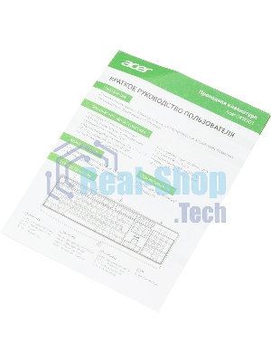 Клавиатура проводная Acer OKW301 (ZL.KBDCC.01A), USB, черный