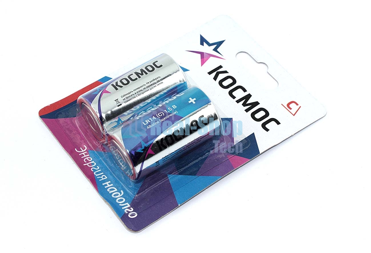Батарейка Космос LR14 2 шт.