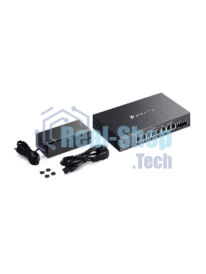 Коммутатор TP-Link SG2210XMP-M2, Smart линейки Omada с 8 портами PoE+ 2,5 Гбит/с и 2 портами SFP+