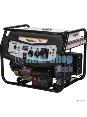 Электрогенератор бензиновый Kranz KR5500EA, 5.5 кВт, 96.1 дБ, 77 кг
