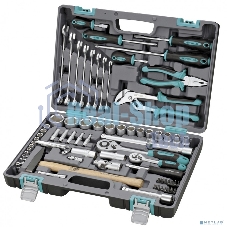 Набор инструментов Stels 141041/2'' 1/4'' CrV пластиковый кейс  76 предм.