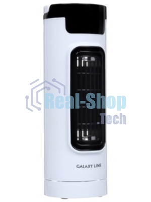 Вентилятор Galaxy Line GL8154 белый/чёрный, настольный, 40 Вт, 3 скорости, колонный