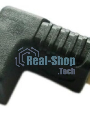 Удлинитель HDMI папа-мама угловой влево