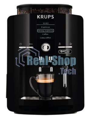 Кофемашина Krups Espresseria EA82F010 1450Вт черный/нержавеющая сталь
