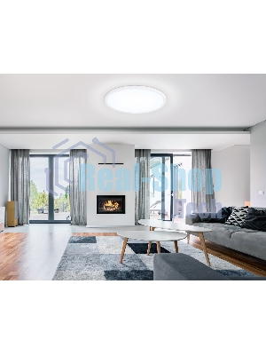 Светильник светодиодный ультратонкий Ambrella light FZ1959 WH белый IP54 40W 5000K D470*15 (Без ПДУ)