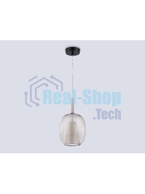Подвесной светильник Ambrella light LH11125 BK/WH/TI черный/белый/янтарь E27 max 60W D175*310