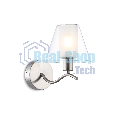 Настенный светильник Ambrella light LH57085 SN/FR никель/белый матовый E14 max 40W 230*140*200