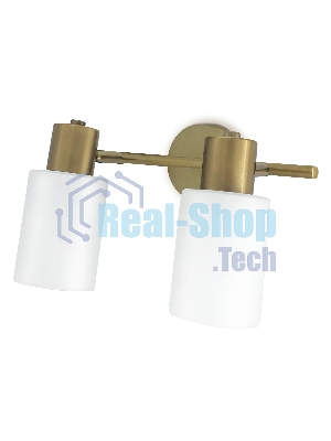 Светильник Ambrella light TR3969/2 BS/FR латунь/белый матовый  E27*2 max 40W 260*80*210