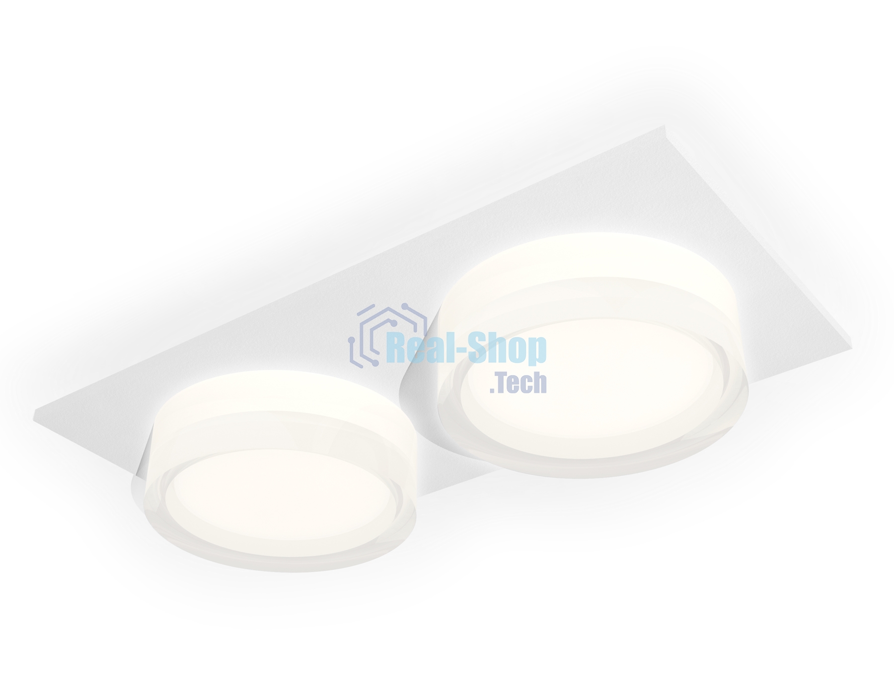 Комплект встраиваемого светильника Ambrella light XC6525066 SWH/FR/CL белый песок/белый матовый/прозрачный MR16 GU5.3 (C6525, N6241)