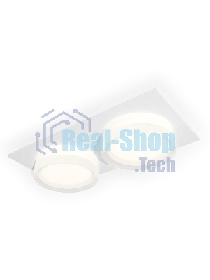 Комплект встраиваемого светильника Ambrella light XC6525066 SWH/FR/CL белый песок/белый матовый/прозрачный MR16 GU5.3 (C6525, N6241)