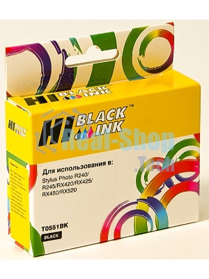 Картридж Epson Stylus Photo R240/RX420/RX520 (Hi-black) new, C13T055140, BK