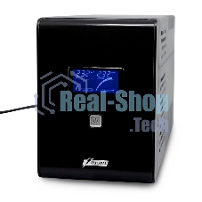 Источник бесперебойного питания Powerman Smart Sine 2000VA/1400W, 220V, Line-Interactive, LCD, Tower, Out: 4xShuko, черный*SmartSine2000