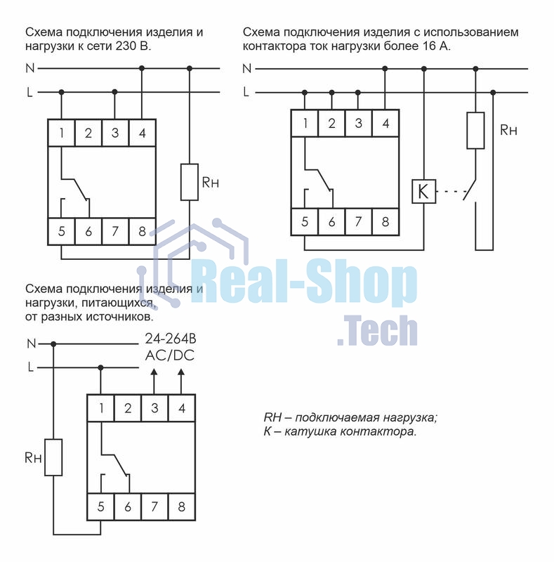 Реле времени PCZ-521 (1канал-125пар вкл./выкл. сут./нед. циклы 24-264В AC/DC 16А 1перекл. IP20 монтаж на DIN-рейке) F&F EA02.002.001
