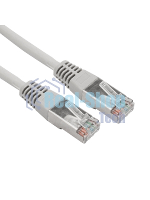 Патч-корд F/UTP Rexant cat.5e, RJ45-RJ45, 26AWG, ZH нг(А)-HF, серый, 1,5 м