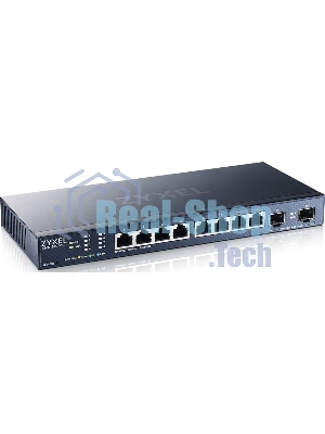Коммутатор мультигигабитный Smart L3 Lite Zyxel NebulaFlex XMG1915-10E, 8xRJ-45: 1/2.5G, 2xSFP+, бесшумный (без вентилятора)