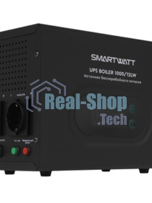 Источник бесперебойного питания Smartwatt Boiler 1000/12LW 600Вт 1000ВА черный